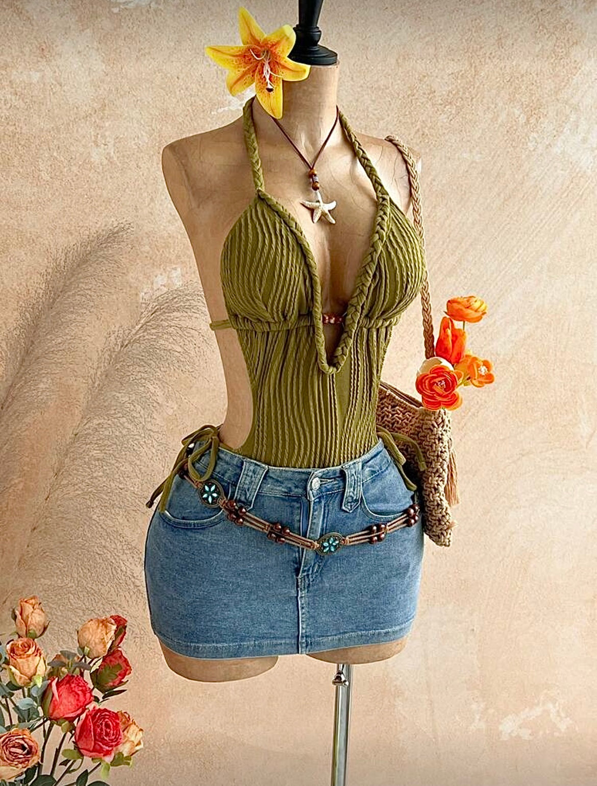 Women’s 1pcs swimsuit (monikini)