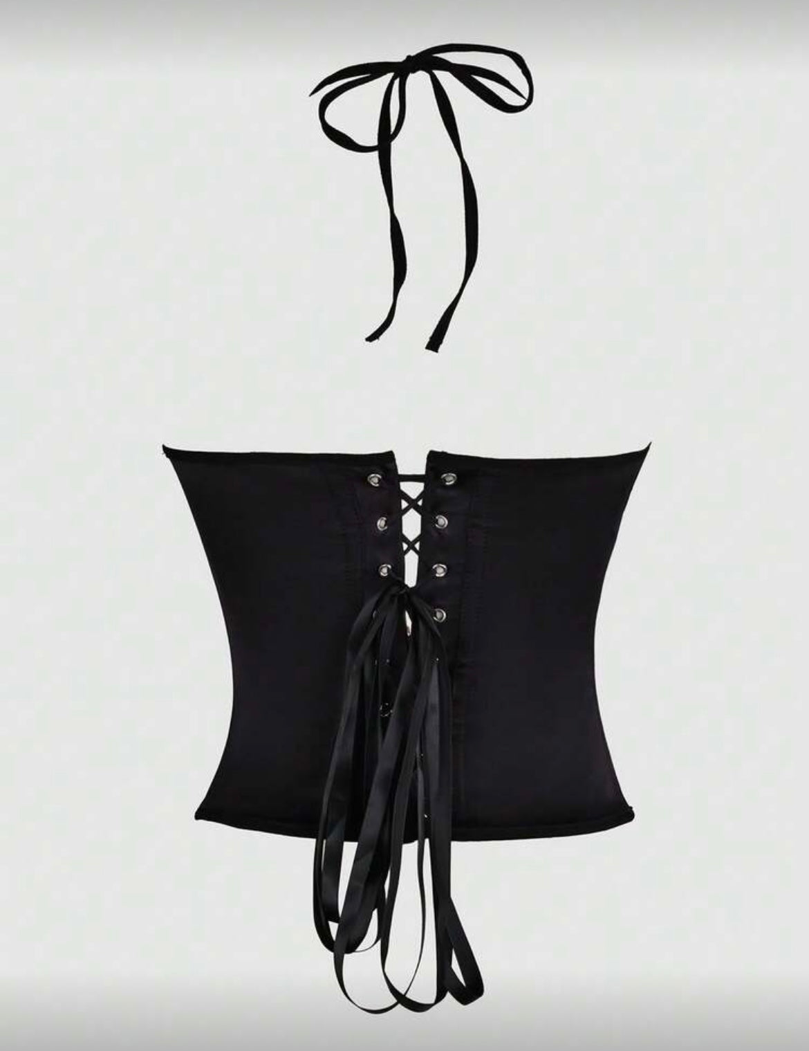 Spaghetti strap corset