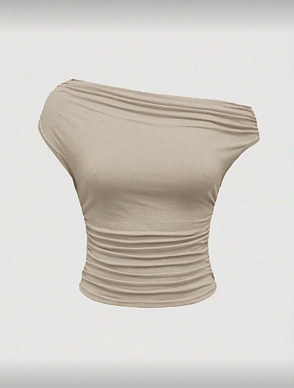 Sleeveless crop top