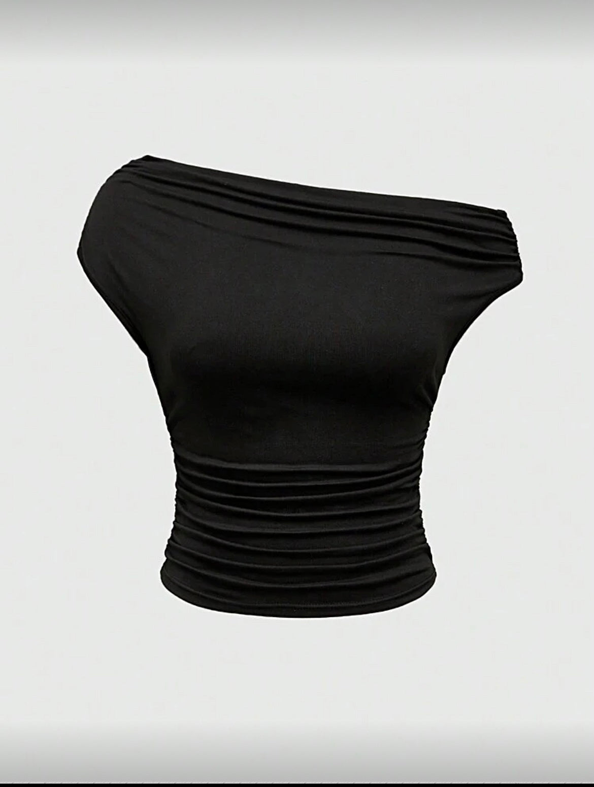 Sleeveless crop top
