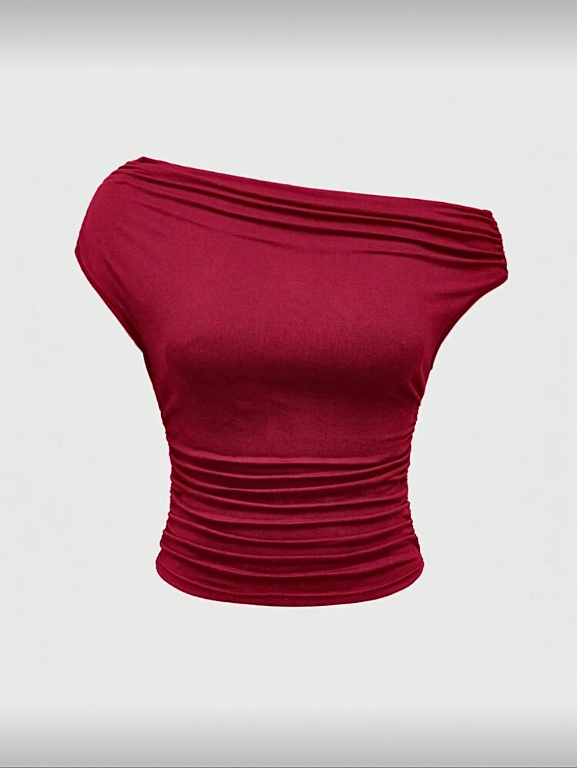 Sleeveless crop top