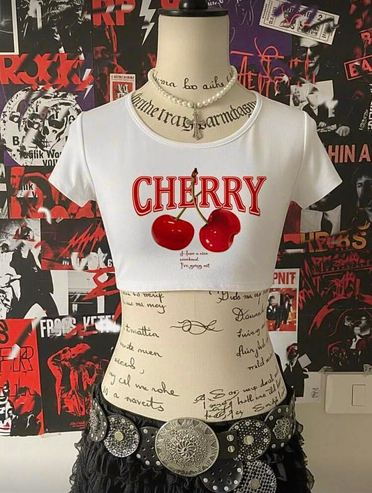 Short sleeve crop top