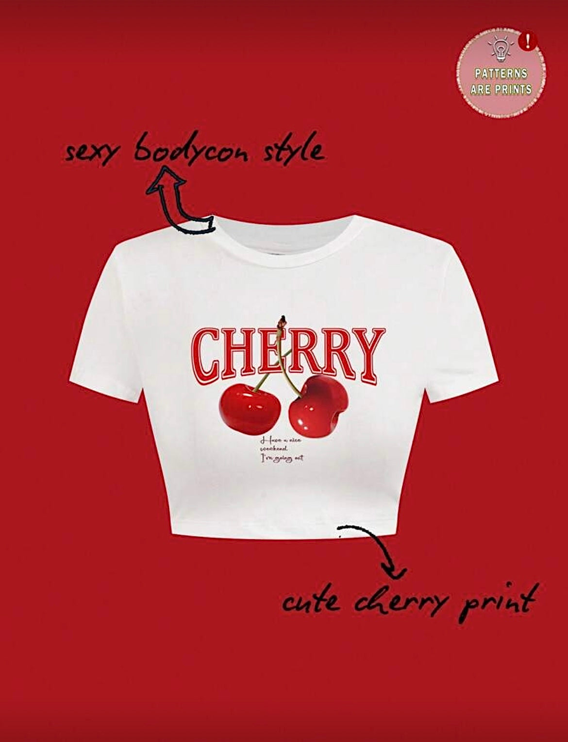 Short sleeve crop top
