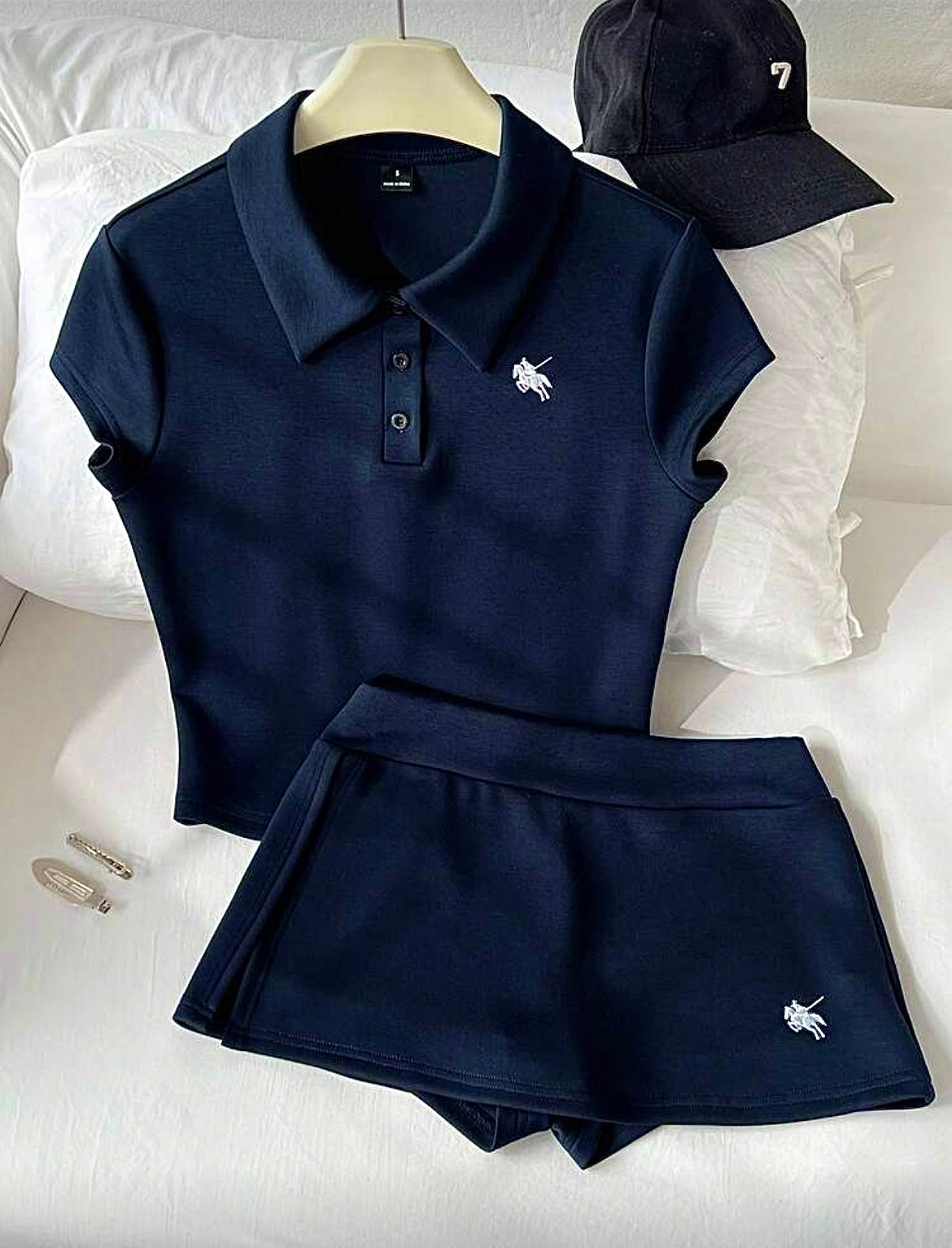 Women’s 2 piece pollo collar set